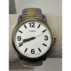 Timex TW2U98600 Mens Watch New Battery 38MM 7" Stretch Band Easy Reader N45